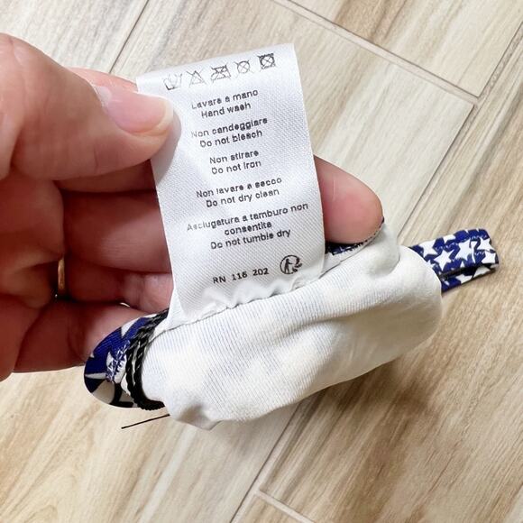 Zadig & Voltaire Maillot Star One Piece Swimsuit Blue size 4 - Picture 7 of 7